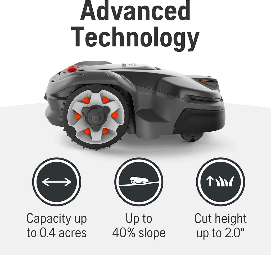 Robotic Lawn Mower with GPS Assisted Navigation